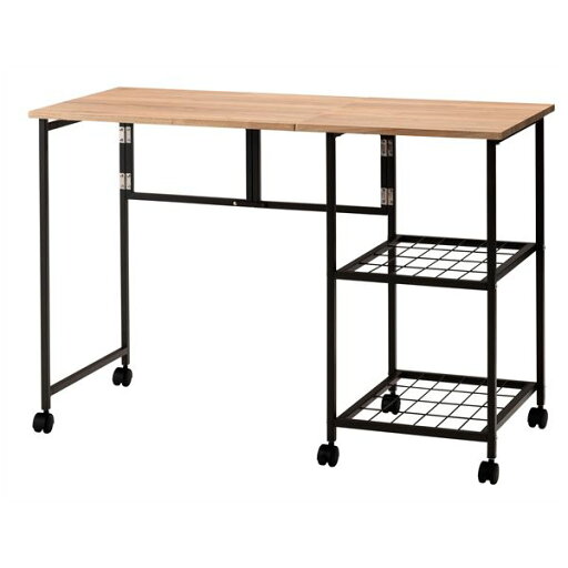 バタフライデスク ダークグレー 約W46/107×D45×H72cm バタフライデスク ダークグレー 約W46/107×D45×H72cm
