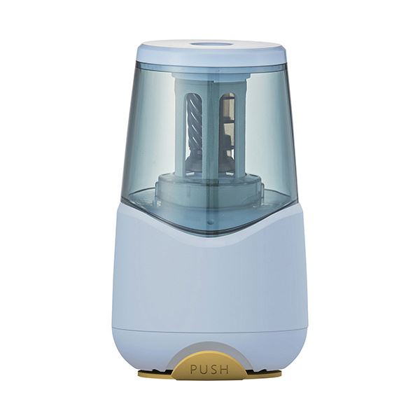 （まとめ） クツワ 充電式鉛筆けずり アイスブルーRS038BL 1台 【×3セット】