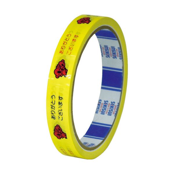 （まとめ）積水化学工業 まいどテープ15mm×25m 黄 C50X12 1巻【×30セット】