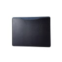 エレコム MacBook用レザースリーブケース 13” BM-IBSVM2213NV ネイビー(4)