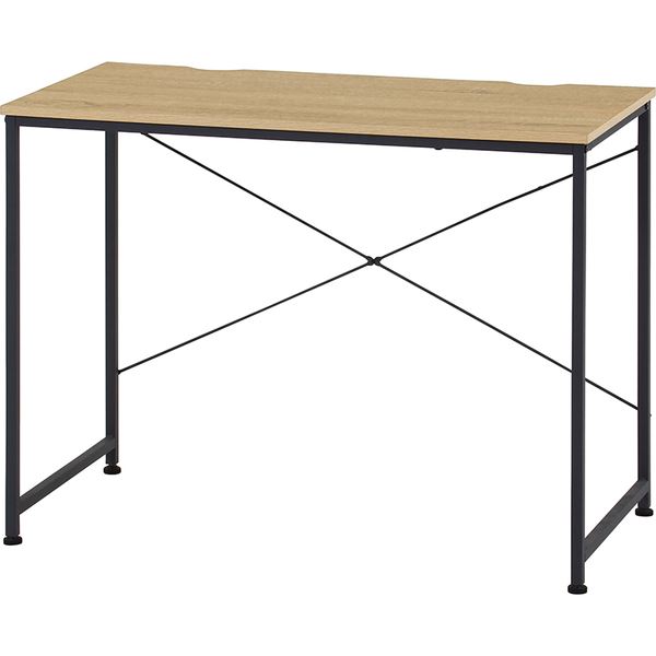 パソコンデスク ワークデスク 約幅95cm ナチュラル 組立品 リビング ダイニング 子供部屋 在宅ワーク ..