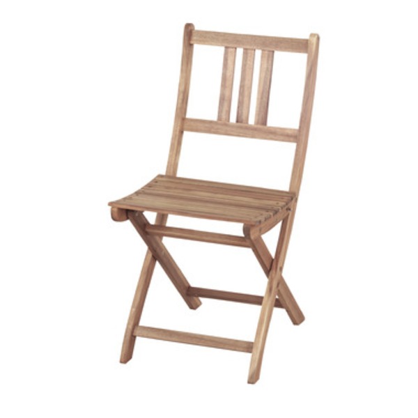 折りたたみ椅子 アウトドアチェア 幅40cm 木製 アカシア オイル仕上げ Byron バイロン 完成品 屋外 室外 キャンプ 送料無料！