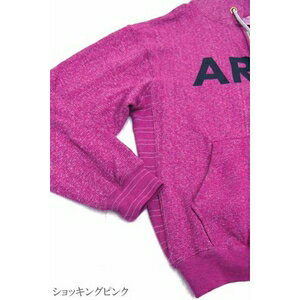 米軍 AR MYスウェットパーカー レプリカ 後染ショッピングピンク XS