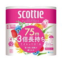スコッティ フラワー 3倍長持ち W 4R×12P(3)