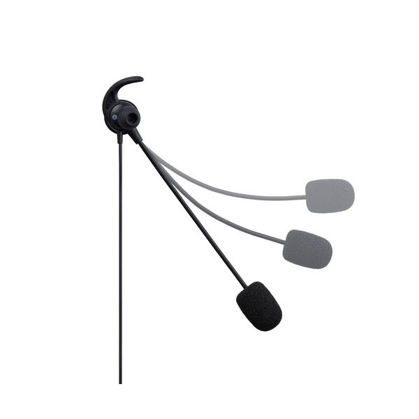 エレコム 有線イヤホンヘッドセット/デュアルマイクノイズリダクション/ミュート・ボリューム手元スイッチ/USB-A/片耳/ブラック HS-EP100UNCBK