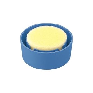 （まとめ）オープン工業 スポンジケース R-1 丸型【×20セット】