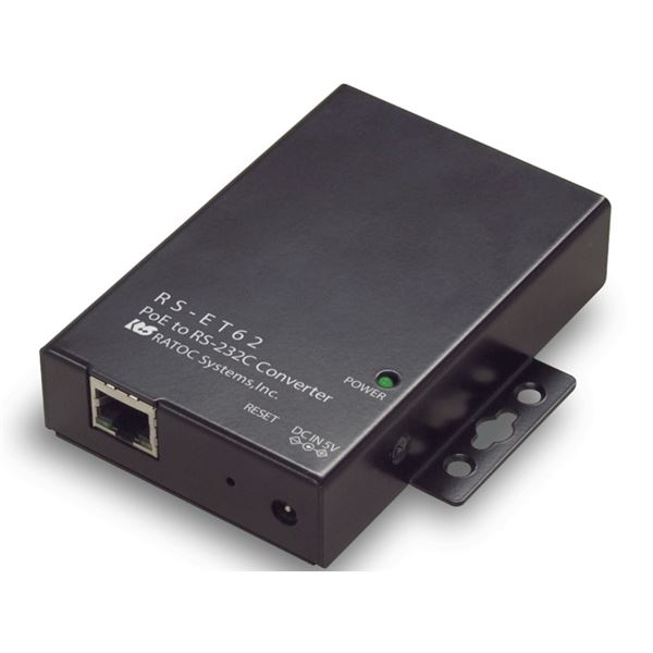 gbNVXe PoE to RS-232C Ro[^[ RS-ET62