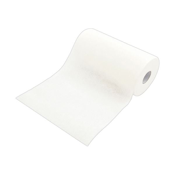 （まとめ） シンメイ 抗菌カウンタークロスロールタイプ 厚手 60カット ホワイト 1巻 【×10セット】