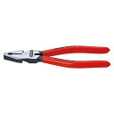 KNIPEX クニペックス 強力型ペンチ プラスチックコーティング 全長180mm 0201-180