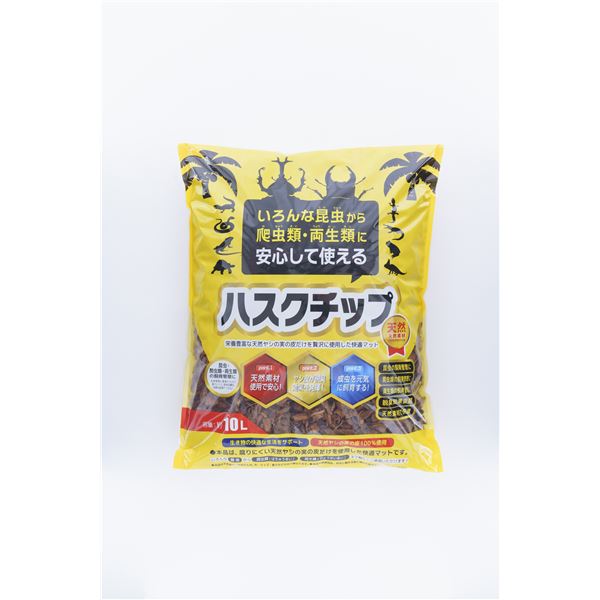 （まとめ）ハスクチップ 10L【×3セット】 (昆虫用品/昆虫マット)