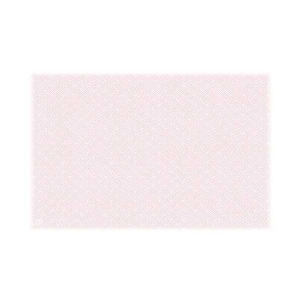 ヤマコー 用美 業務用 尺3奉書和紙懐石まっと 彩り小紋 桃色 (100枚入) yamaco66774