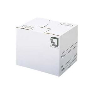 （まとめ）プラス ワンタッチストッカー CL-1 DN-131C WH【×10セット】