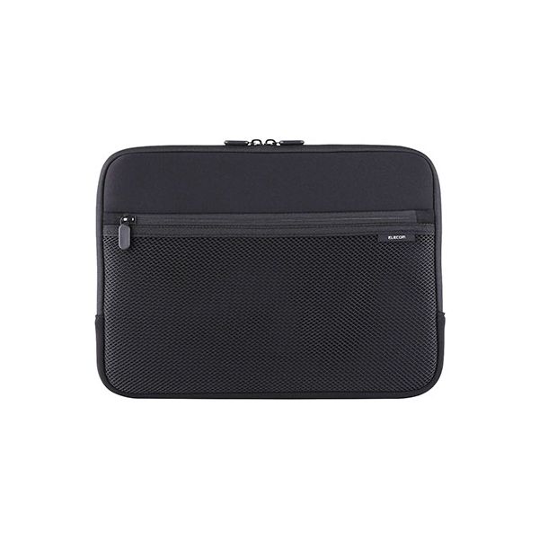 エレコム インナーバッグ 13.3インチ ノートパソコンを傷や汚れから守る ファスナーポケット ブラック BM-IBPTNP13BK