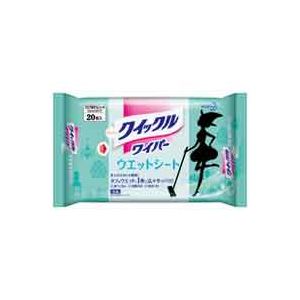 (まとめ)花王 クイックルワイパー ウエットシート 20枚 【×20セット】 (まとめ)花王 クイックルワイパー ウエットシート 20枚 【×20セット】