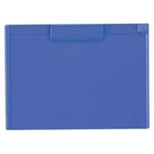 (業務用10セット)LIHITLAB クリップボード/バインダー A-987U-8 A4S 青