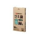 (まとめ)ジョインテックス ゴミ袋 HD 半透明 90L 100枚 N045J-90【×3セット】