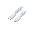 エレコム コードジュエリー &me USB Type-C(TM) - USB Type-Cケーブル クリア MPA-CJCC10CR(2)