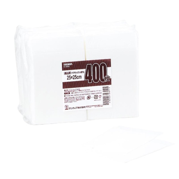 【2個セット】 ペーパーナプキン ナプキン 六ツ折 400枚入(商い用 業務用) 送料込!