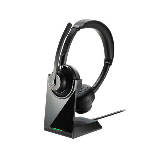 サンワサプライ Bluetoothステレオヘッドセット クレードル付き・デュアルマイク MM-BTSH70BK サンワサプライ Bluetoothステレオヘッドセット クレードル付き・デュアルマイク MM-BTSH70BK