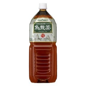 【まとめ買い】ポッカサッポロ 烏龍茶 ペットボトル 2.0L 6本入り（1ケース）【代引不可】