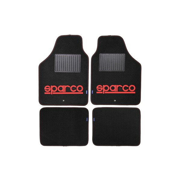 SPARCO スパルコ フロアマット BLACK/RED SPC1903 送料無料!