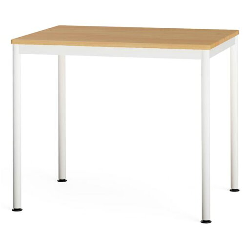 フラットテーブル 約80x60cm FDF-8060KMW オーク/ホワイト 組立品 フラットテーブル 約80x60cm FDF-8060KMW オーク/ホワイト 組立品
