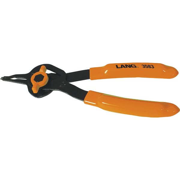 LANGTOOLS ラングツール スナップリングプライヤー 軸穴兼用 ストレート 全長150mm 穴リング9.5〜11.1mm 3583