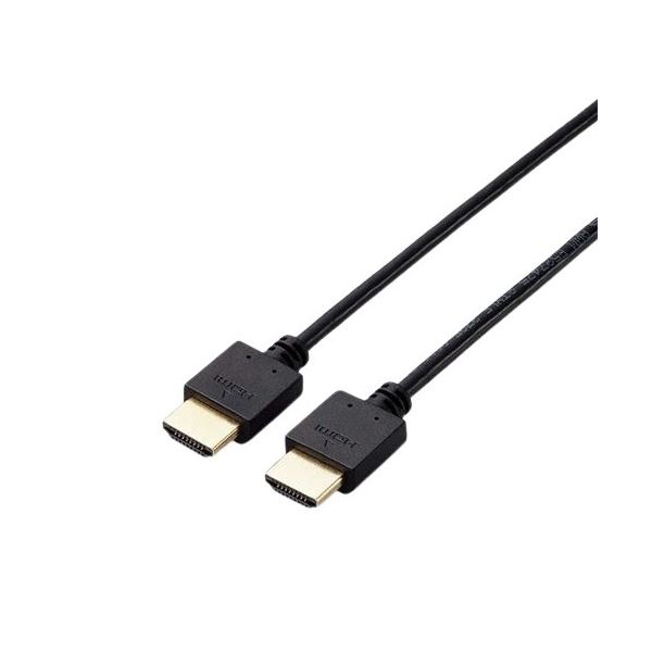 エレコム HDMIケーブル(HighSpeed HDMI) 1.0m ブラック RoHS指令準拠(10物質) CAC-HD1410BK/ID 1本