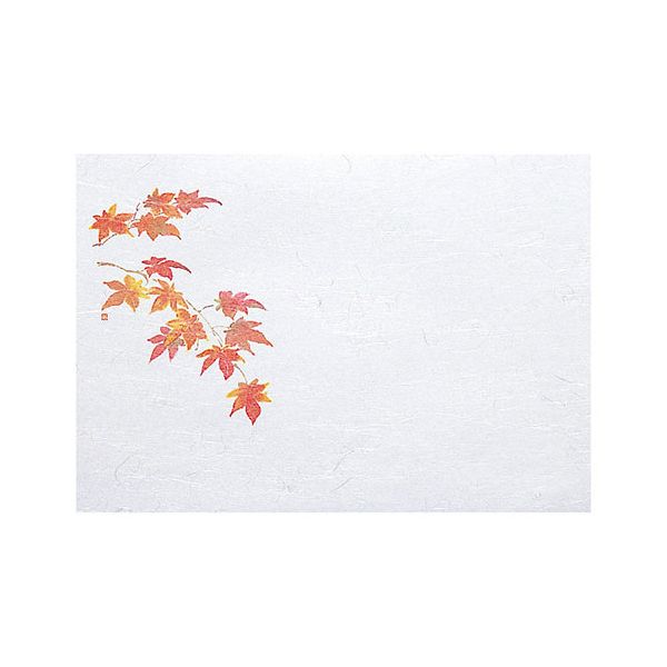 ヤマコー 用美 業務用 尺1お手元まっと 四季 紅葉 (100枚入) yamaco64957