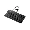 エレコム 有線ミニキーボード ブラック TK-CM10UMKBK(2)