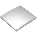 【2個セット】 メリー 5倍拡大鏡付きコンパクトミラー シルバー AD-105 送料込!