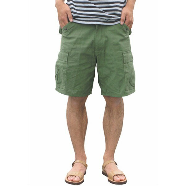 USタイプ「 M-65」フィールドショート丈パンツ オリーブ メンズ Lサイズ 【 レプリカ 】(4)