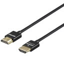 ■商品内容●HDMI HighSpeed スリムケーブル・4K/2Kに対応する【HDMIHighSpeed】スリムケーブル●高級感と耐久性のあるアルミモールド仕様●外部のノイズから高画質を守る3重のシールド構造■商品スペック長さ 1m結線 -色 ブラック端子 HDMIプラグ（タイプA-19ピン）-HDMIプラグ（タイプA-19ピン）規格 HIGH SPEED with Ethernet用途 -備考 -環境配慮事項 -アスベスト 空欄RoHS指令 対応J-Moss 対象外環境自己主張マーク なしその他環境及び安全規格 空欄電波法備考 電波を発しないもしくは微弱な製品の為電気通信事業法備考 公衆回線に直接接続しない為電気用品安全法備考 法的に対象外の製品の為電波法 非対象電気通信事業法 非対象電気用品安全法 非対象法規関連確認日 20171011本体サイズ（H） -本体サイズ（W） -本体サイズ（D） -本体重量 26g■送料・配送についての注意事項●本商品の出荷目安は【1 - 5営業日　※土日・祝除く】となります。●お取り寄せ商品のため、稀にご注文入れ違い等により欠品・遅延となる場合がございます。●本商品は仕入元より配送となるため、沖縄・離島への配送はできません。【 BSHD3S10BK 】