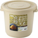 【16セット】 味噌容器/味噌作り 【11型 ベージュ】 シール蓋タイプ 本体:PP 〔キッチン用品 家庭用品 手づくり〕【代引不可】 送料無料!