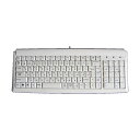 (まとめ)アオテック スリム115キー日本語キーボード ホワイト AOK-115UPW【×2セット】 送料込!