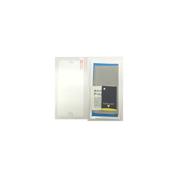 (まとめ)E-SELECT iPhone6/6S用保護ガラスフィルム 厚み0.2ミリ 日本製ガラス ES-I6GLS02CL【×3セット】 送料込！