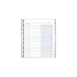 (まとめ) オービック バインダー元帳 Y10×T11 連続用紙 4024 1箱(1000枚) 【×2セット】