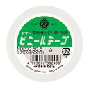 (まとめ) ヤマト ビニールテープ 50mm×10m 白 NO200-50-5 1巻 【×15セット】(4)