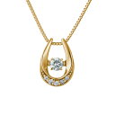 ダンシングストーンペンダント/ネックレス【K18イエローゴールド・天然ダイヤモンド0.05】SSD-0340YG 送料無料!