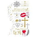 タトゥーシール/フェイクタトゥー 【ANGEL】 水だけで貼れる 『jewel tattoos』 〔コスプレ 仮装 イベント〕【代引不可】(3)