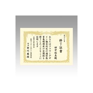(まとめ) OA賞状用紙 クリーム賞状用紙・縦書き 10-1067 10枚入 【×10セット】
