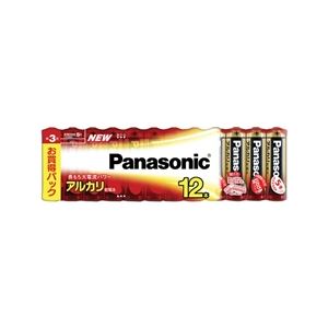 パナソニック(家電) アルカリ乾電池 単3形 12本シュリンクパック LR6XJ/12SW パナソニック(家電) アルカリ乾電池 単3形 12本シュリンクパック LR6XJ/12SW