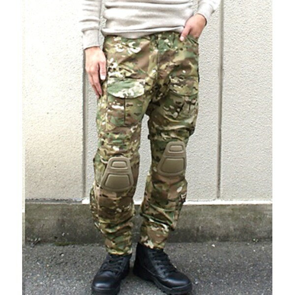 ニーガード付G3タクティカルパンツ マルチ S
