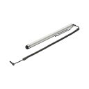 (まとめ)サンワサプライ スマートフォン&タブレット用タッチペン(シルバー) PDA-PEN25SV【×2セット】