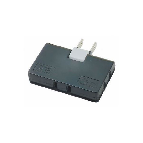 (まとめ)YAZAWA 耐トラ付コーナータップ Y02C300BK【×10セット】