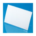 (まとめ) タカ印 カード立 L型 大 W95×H65mm アミ目ショーカード入 34-3320 1箱(10個) 【×4セット】(3)