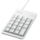 バッファロー 有線テンキーボード Tabキー付き ホワイト BSTK1...(2)