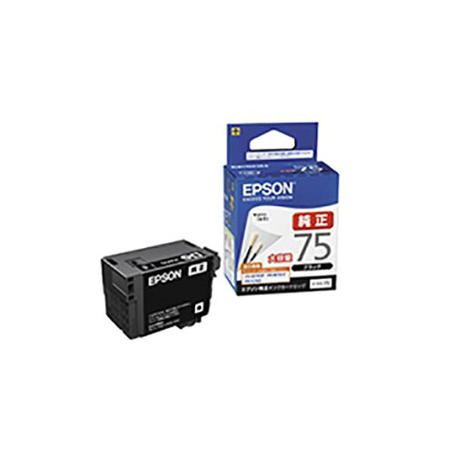 (業務用3セット) 【純正品】 EPSON エプソン インクカートリッジ 【ICBK 75 ブラック】 大容量インク (業務用3セット) 【純正品】 EPSON エプソン インクカートリッジ 【ICBK 75 ブラック】 大容量インク