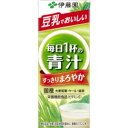 【ケース販売】伊藤園 紙パック ごくごく飲める 毎日1杯の青汁まろやか豆乳ミックス 200ml【×48本セット】 新食品表示基準対応 栄養機能食品【代引不可】