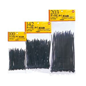 （まとめ）結束バンド ケーブルタイ（耐候性） 【長さ100mm/100本入×10セット】 マーベル MCT-100B